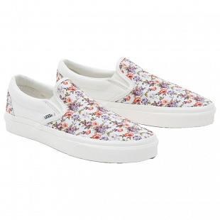 Chaussure VANS Classic Slip On Vintage Floral Marshmallow