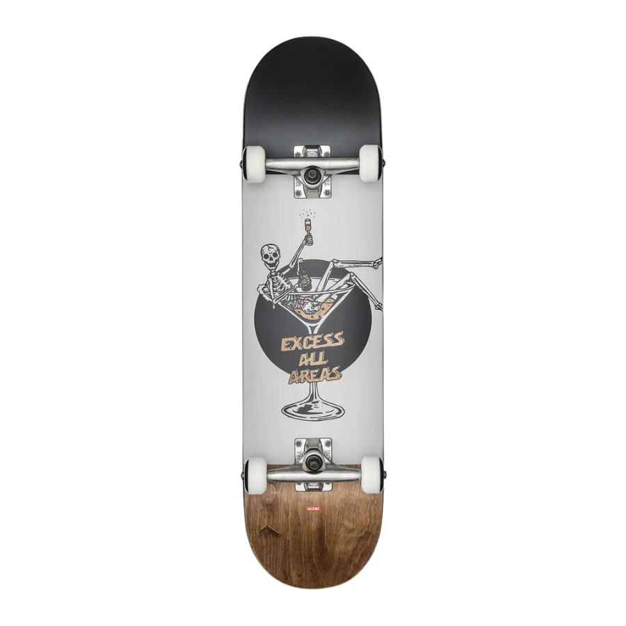 Skateboard complet GLOBE G1 Excess 8.0" White /Brown