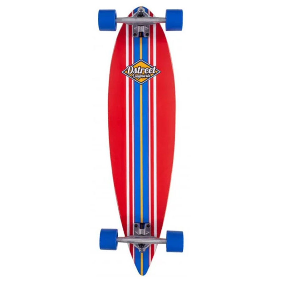 Longboard DSTREET Pintail Ocean Rouge