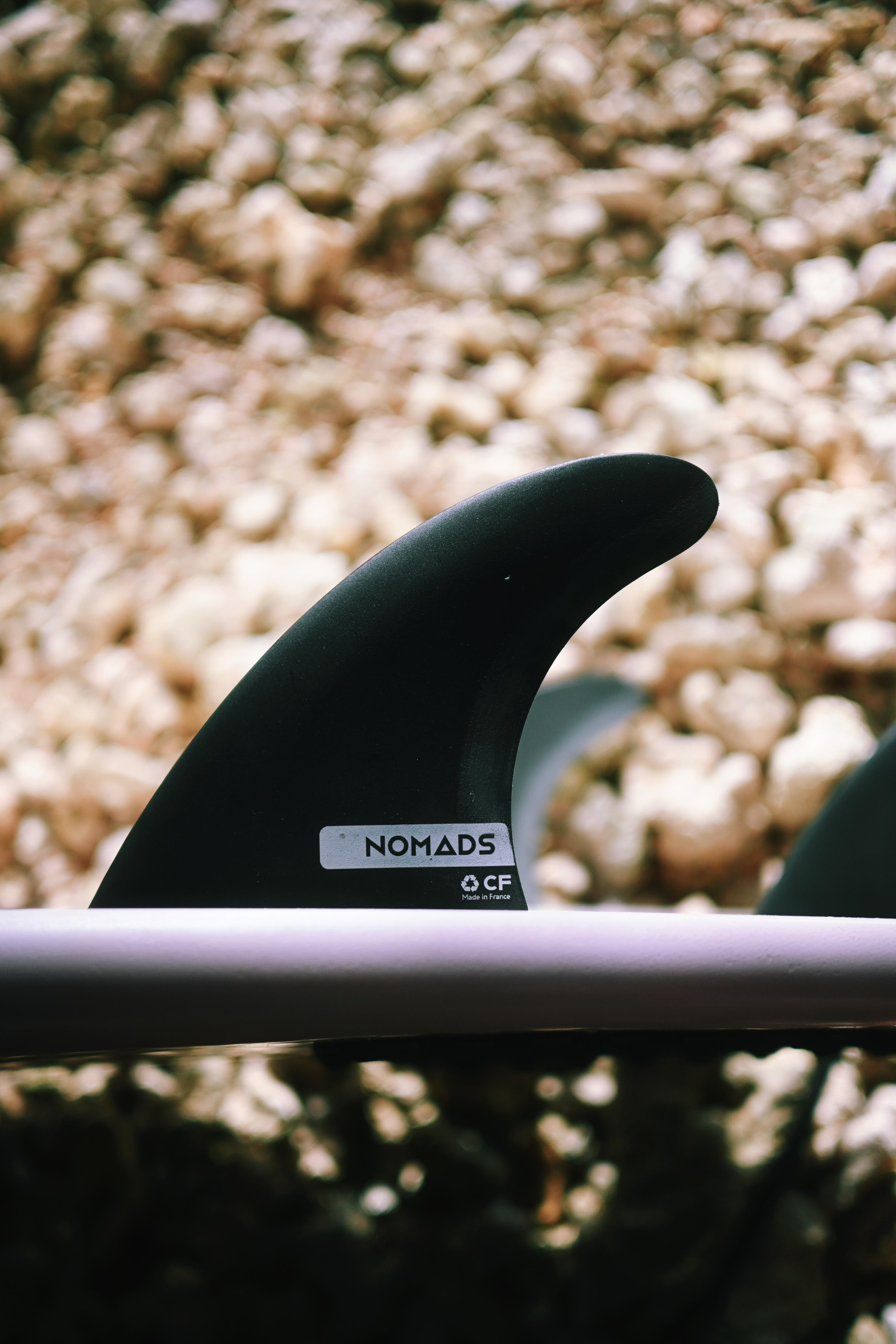 Ailerons Carbone recyclé 2 Tab Nomads Surfing