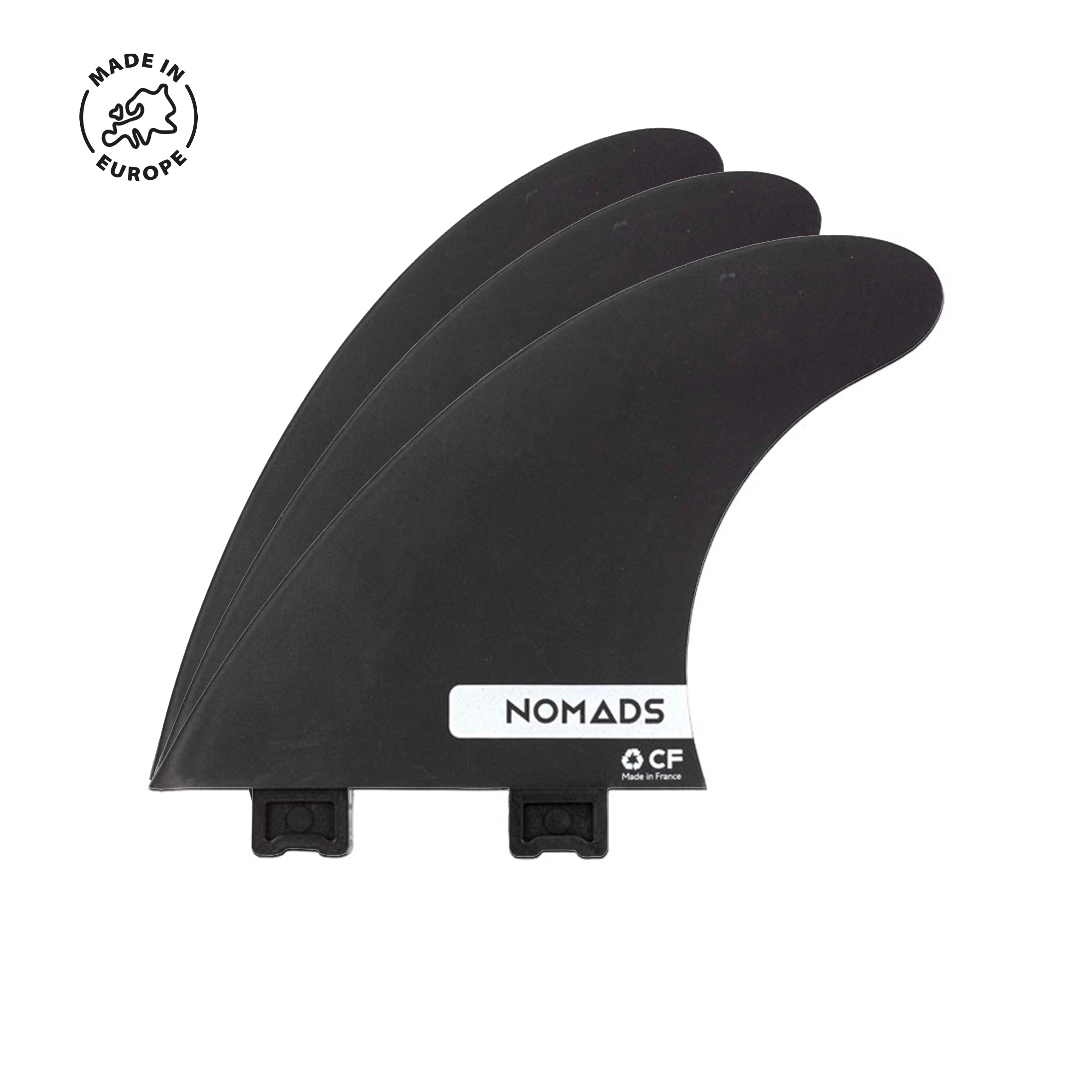 Ailerons Carbone recyclé 2 Tab Nomads Surfing
