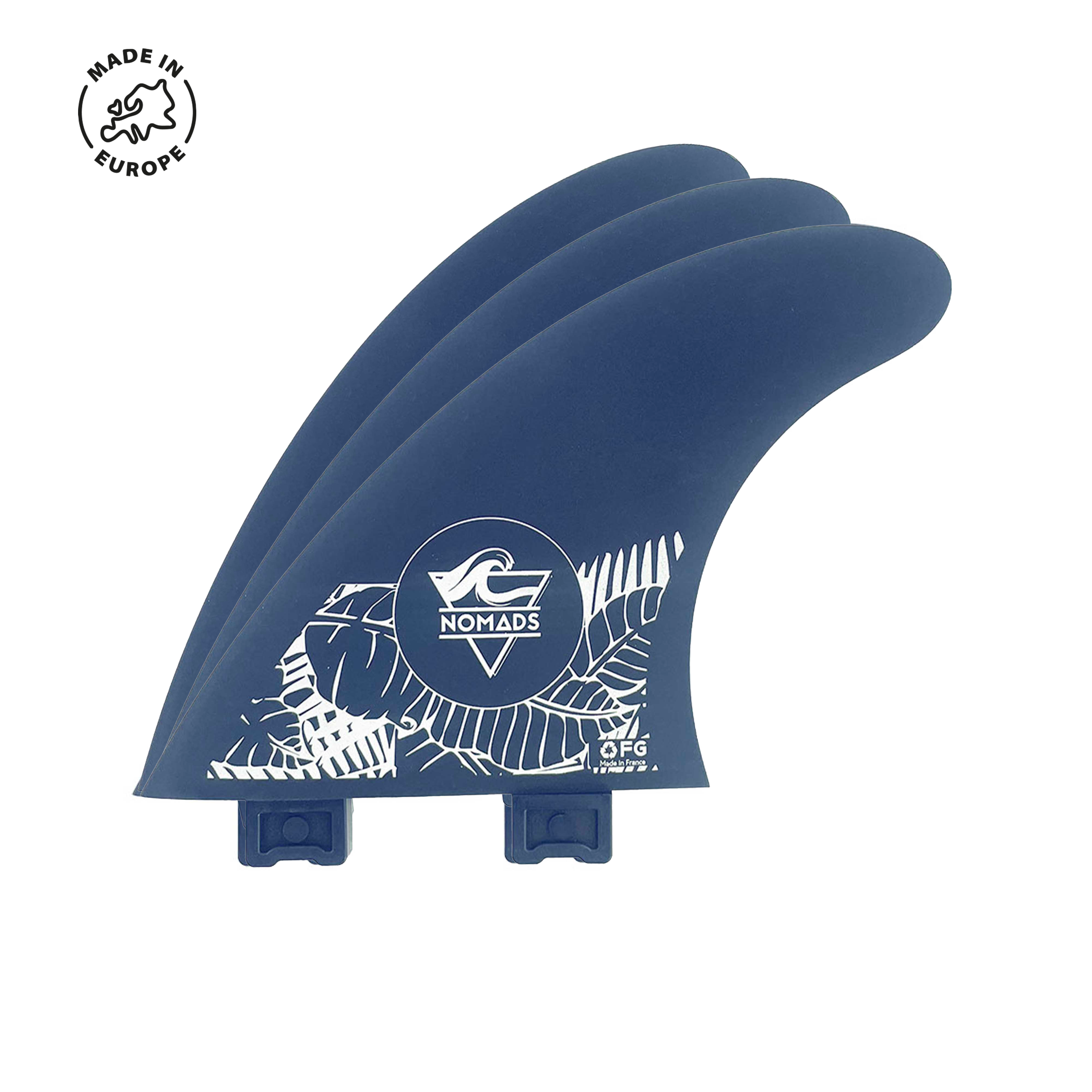 Ailerons (R)evolution 2 Tab Tropical Bleu Nomads Surfing