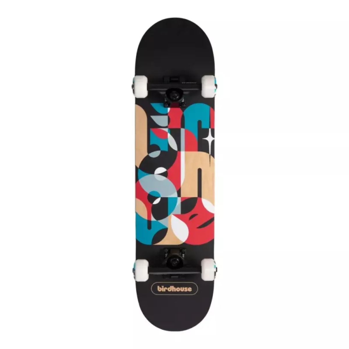 Skate Street BIRDHOUSE Overlay Logo 7.75" - Noir