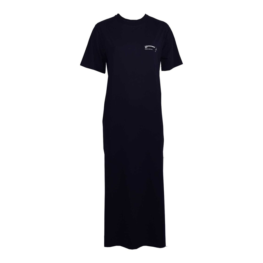 Robe LIGHTNING BOLT Black Maxi T-shirt