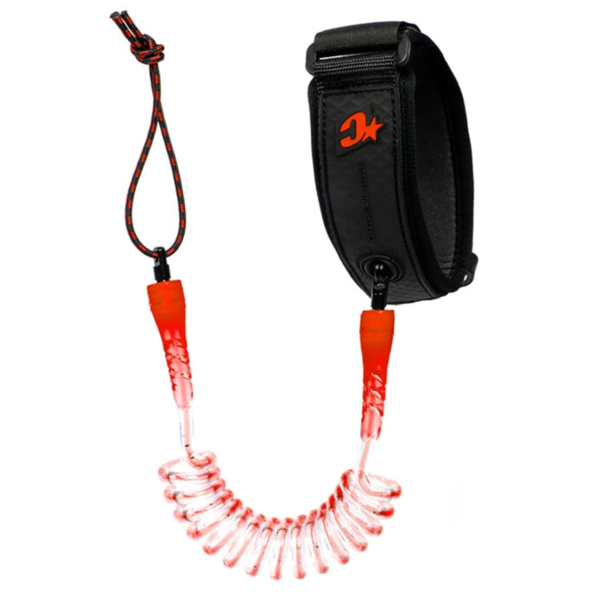 Leash Bodyboard CREATURES Reliance Bicep - Red Speckle Black