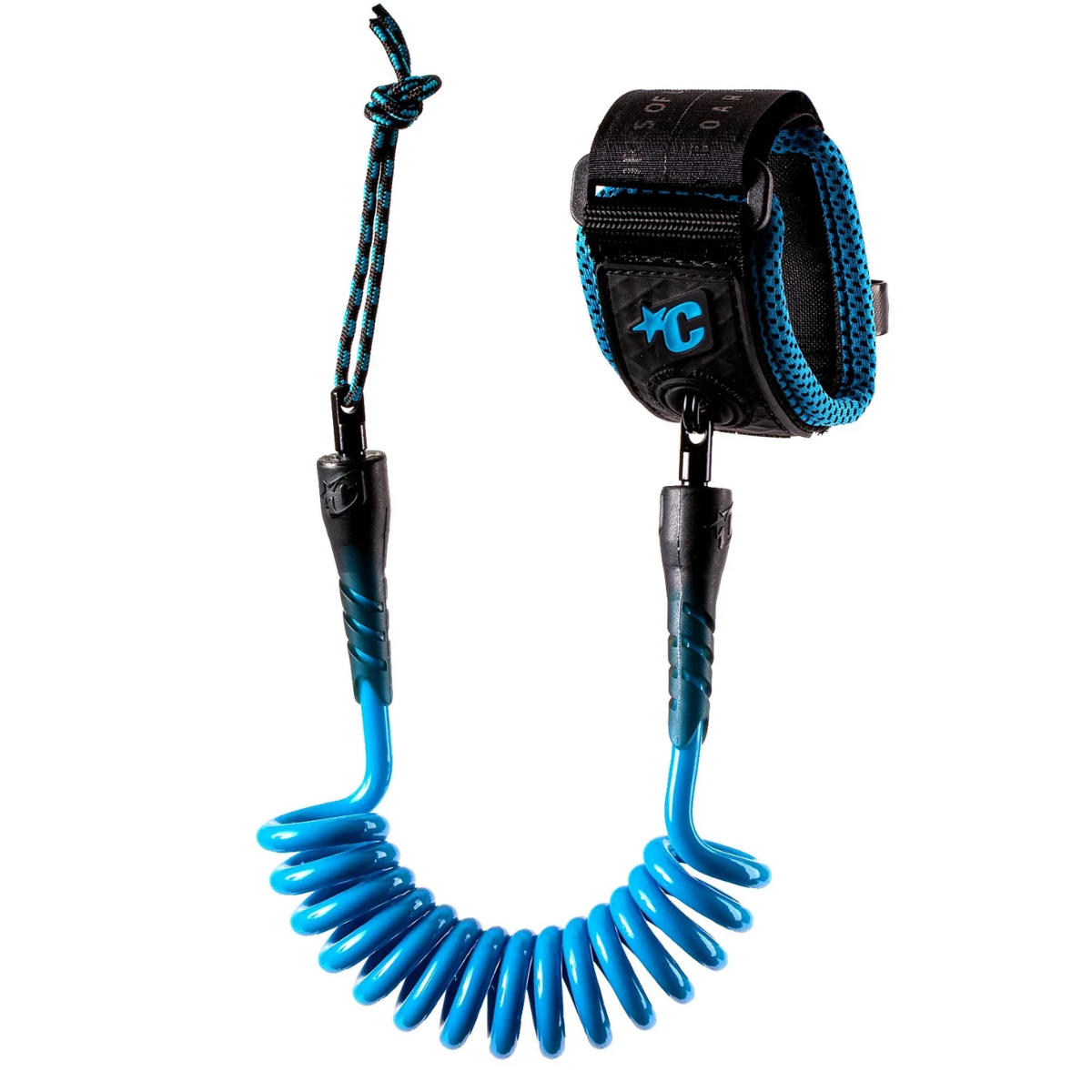 Leash Bodyboard CREATURES Reliance Poignet - Cyan Black