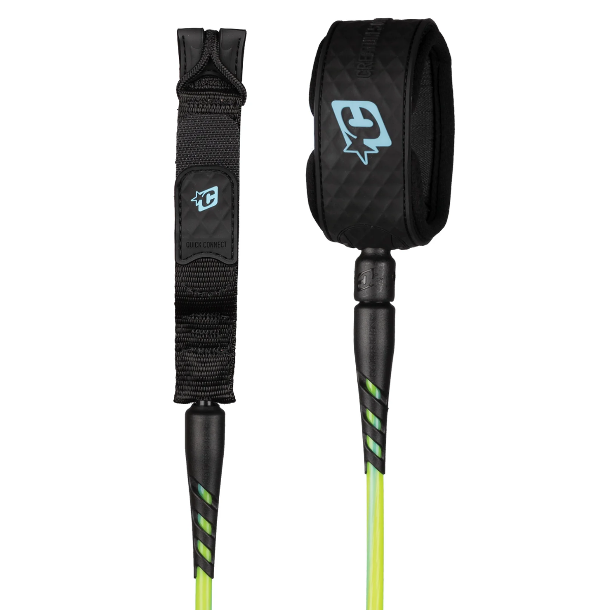 Leash CREAURES 7ft Reliance 2.0 Standard Duty - Lime Pine Twist