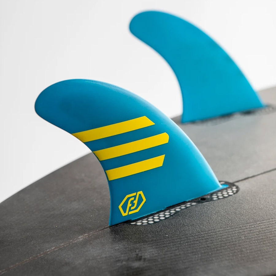 Dérives FEATHER FINS Ultralight Click Tab HC Blue/ Yellow M