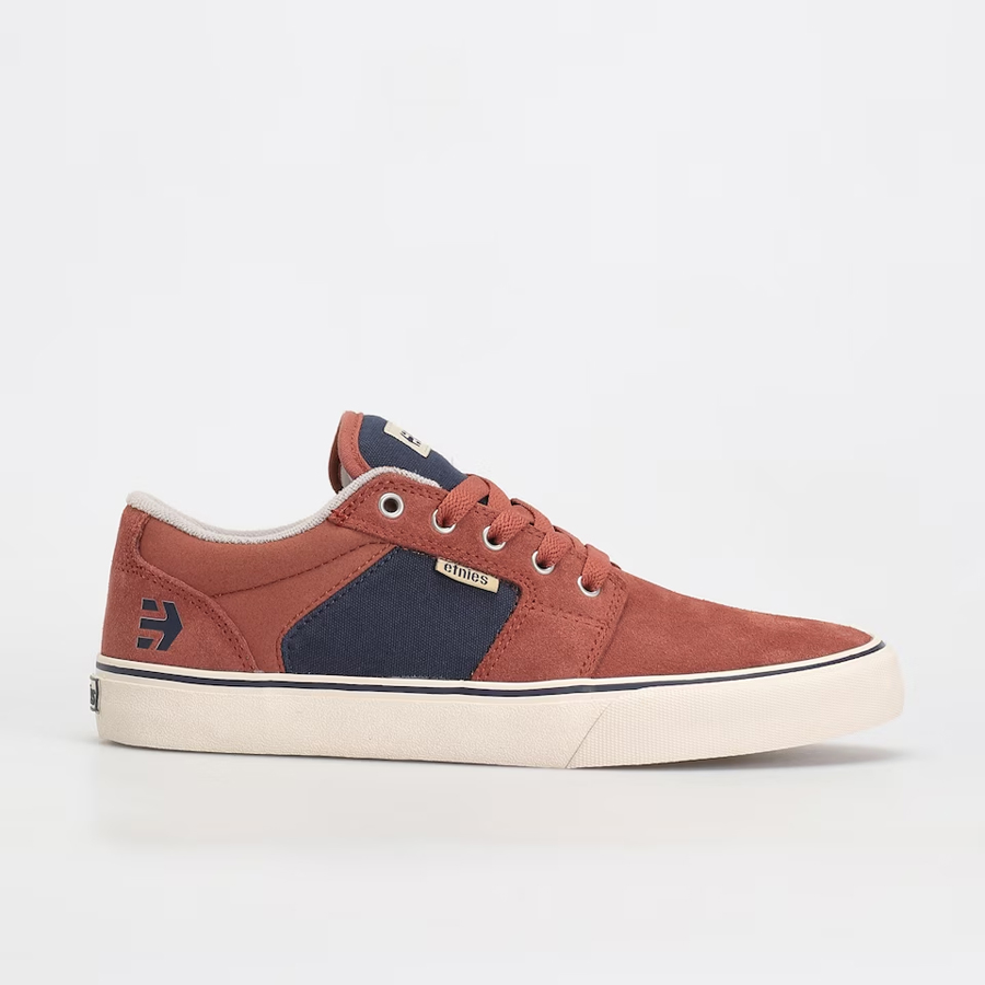 Chaussures ETNIES Barge LS Orange & Navy
