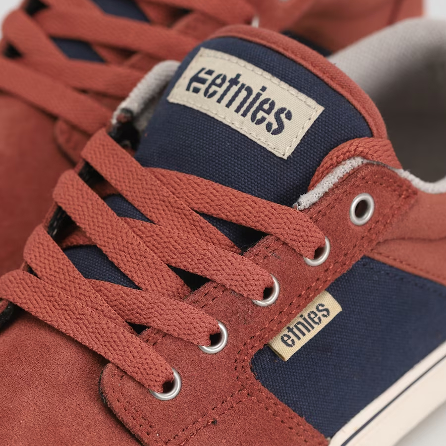 Chaussures ETNIES Barge LS Orange & Navy