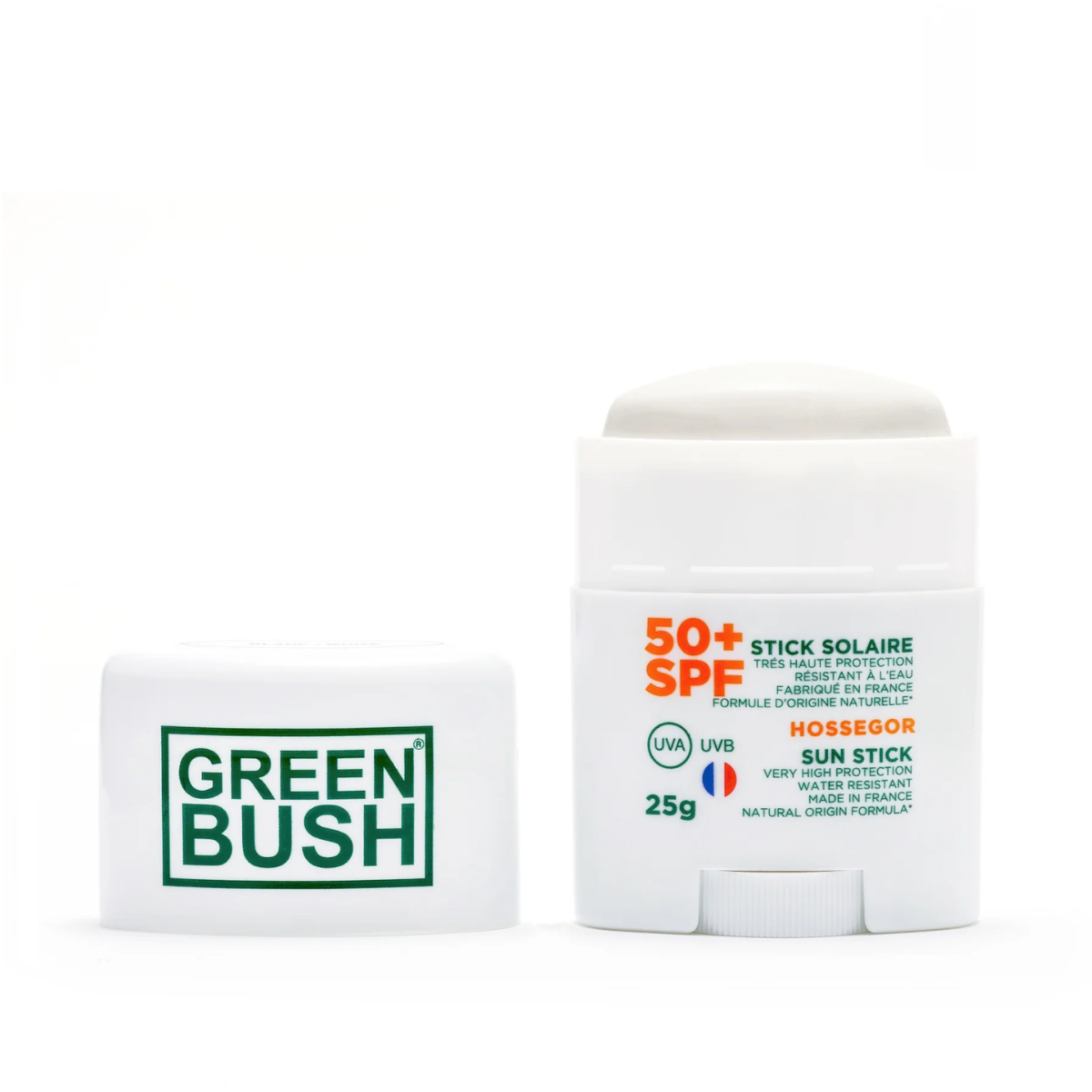 Stick Solaire GREENBUSH SPF50+ Minéral (Blanc) - 25gr