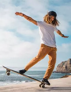 Longboard skateboard pour la balade