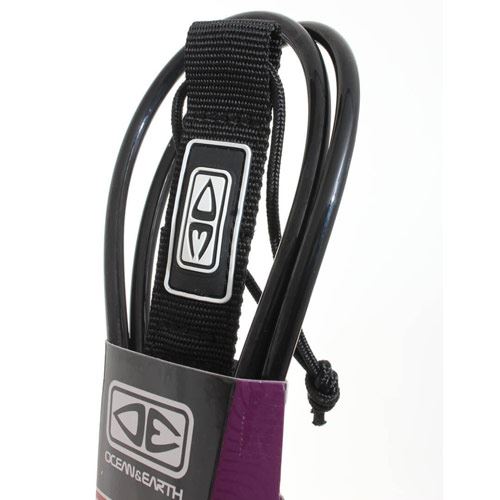 Leash Sunset Ocean Earth 7' Noir Blanc
