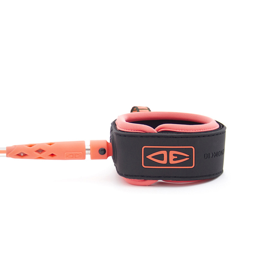 Leash OCEAN EARTH Regular Moulded 6' Coral