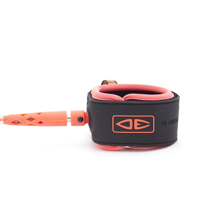 Leash OCEAN EARTH Regular Moulded 7' Coral