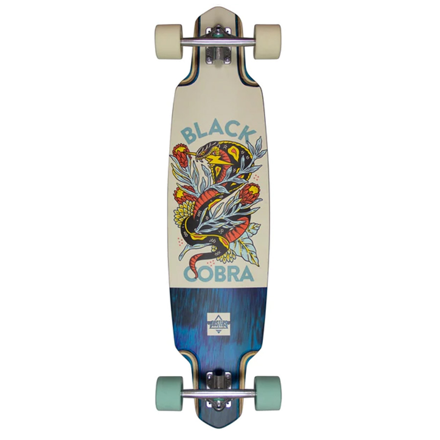 Longboard DUSTERS Cobra 38" Teal/Off White