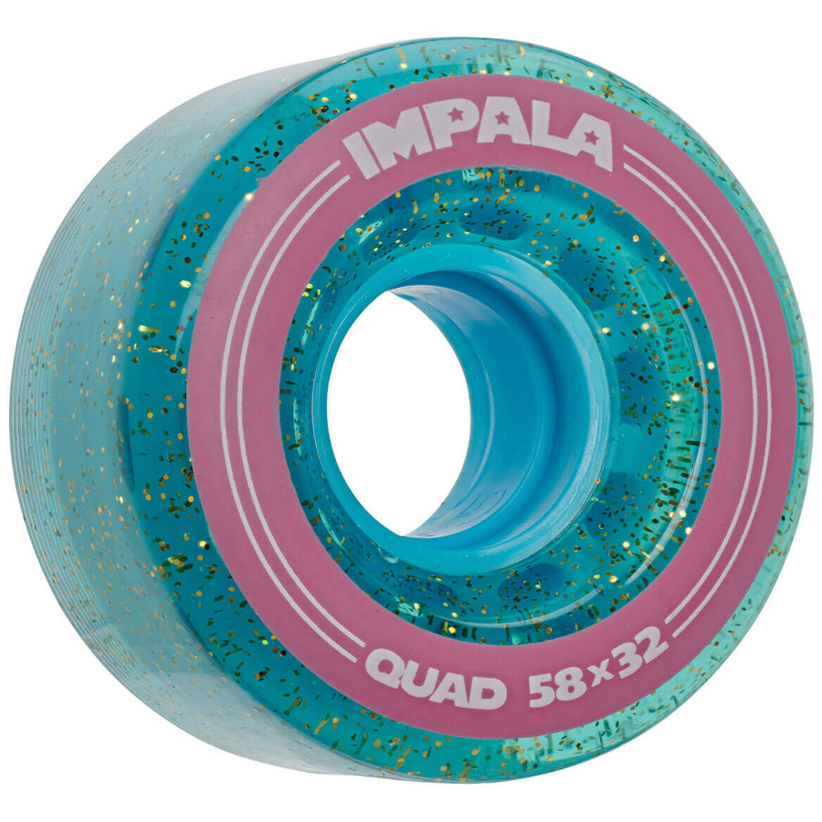 Pack 4 Roues IMPALA Replacement Wheels Holographic Glitter