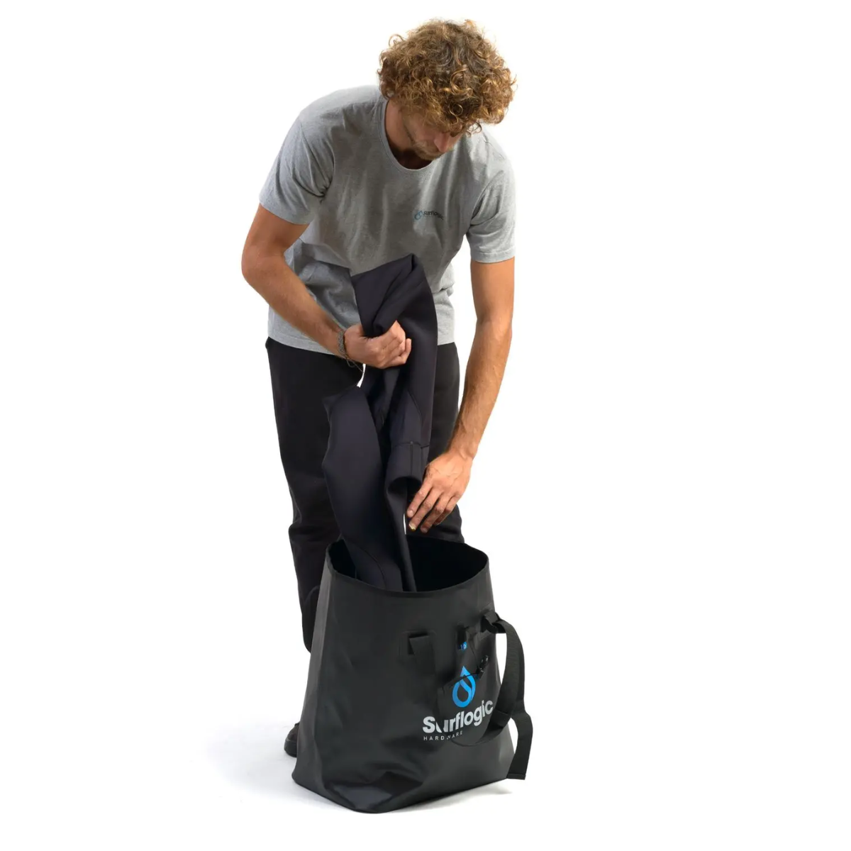 Sac étanche SURF LOGIC Dry-bucket 50L vert olive