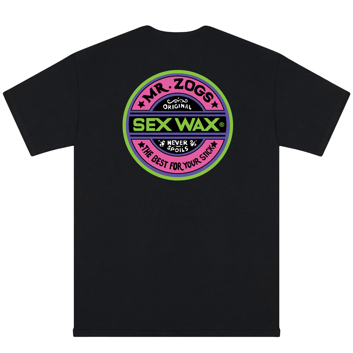 Tshirt SEX WAX Fluoro - Black