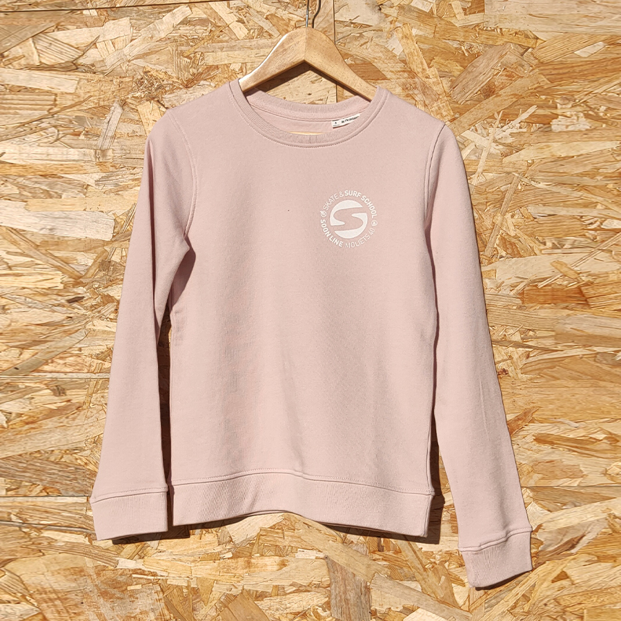 Sweat Crew Neck SOONLINE Rose pastel