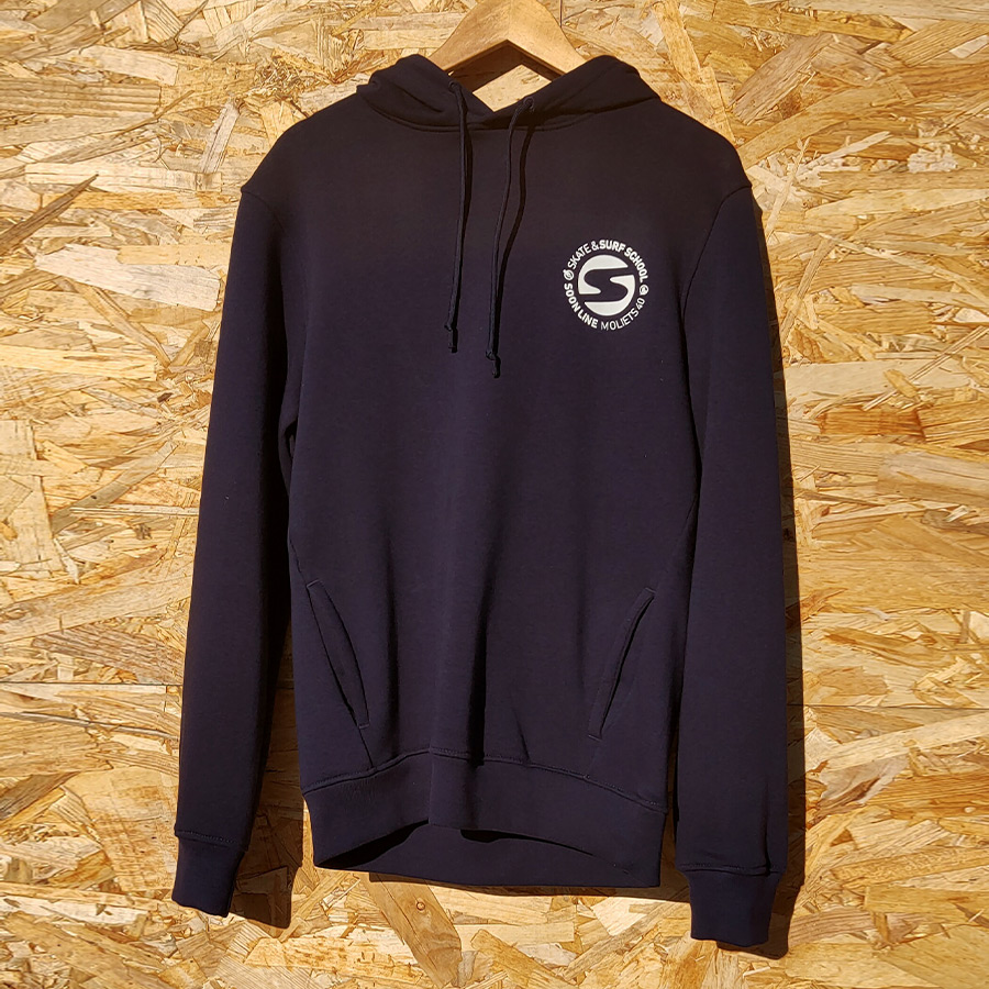 Sweat à capuche SOONLINE Bleu & Blanc