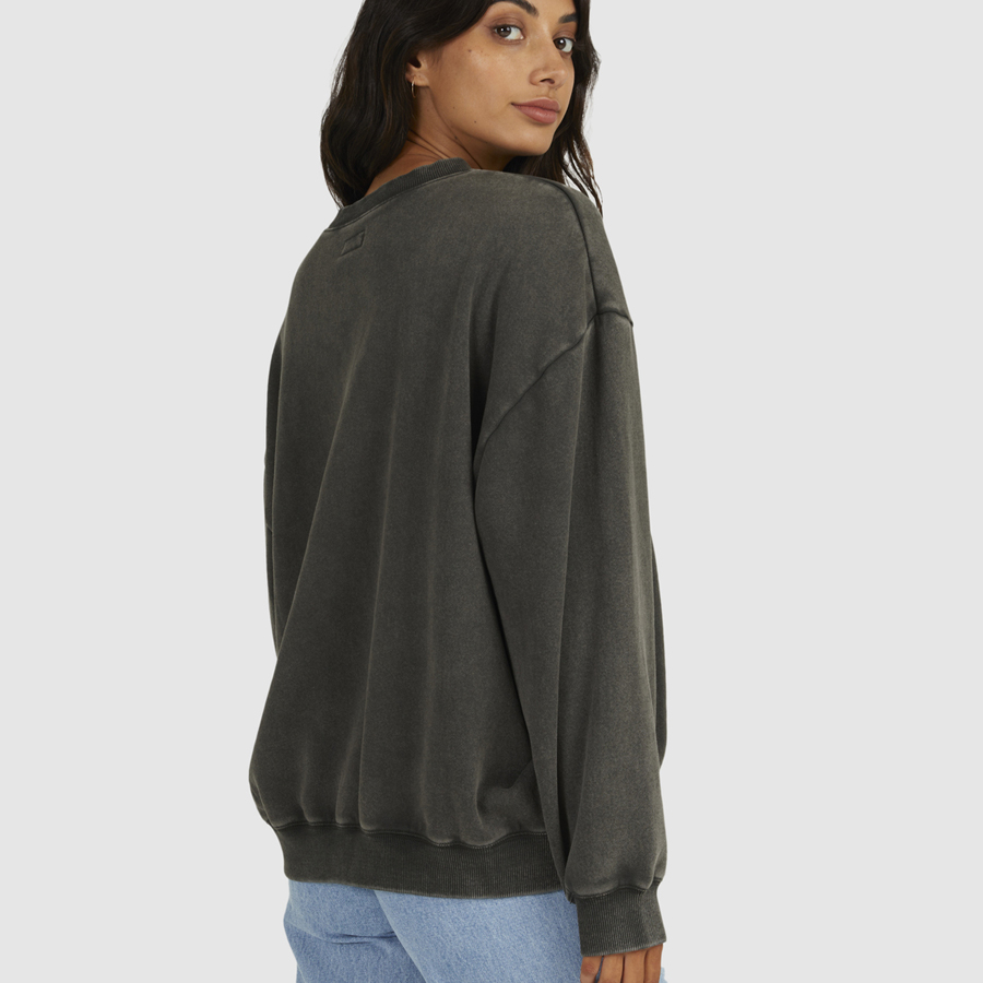 Pull RVCA Femme Jungle Cat Pirate Black