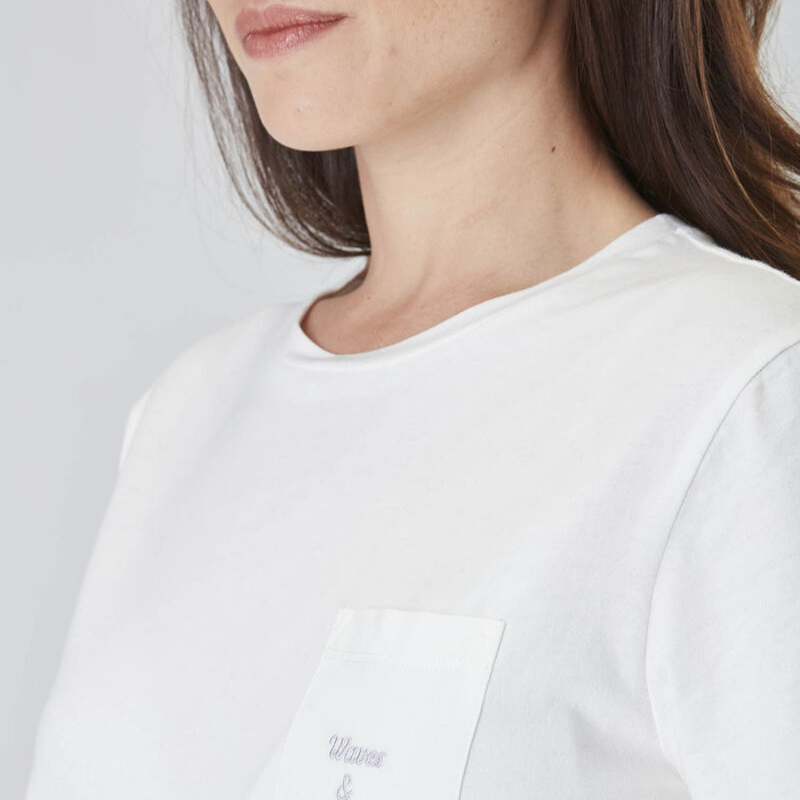 T-shirt Femme PICTURE ORGANIC Exee Pocket Tee White