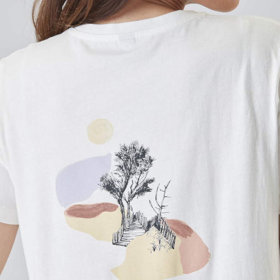 T-shirt Femme PICTURE ORGANIC Exee Pocket Tee White