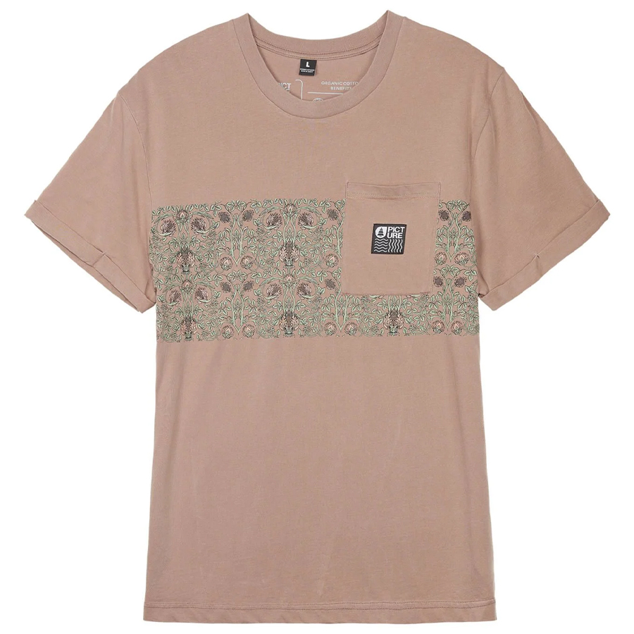 T-shirt PICTURE ORGANIC Moeca Beige Washed