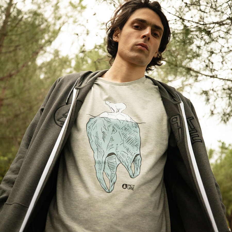 T-shirt PICTURE Arriga CC Tee Grey melange