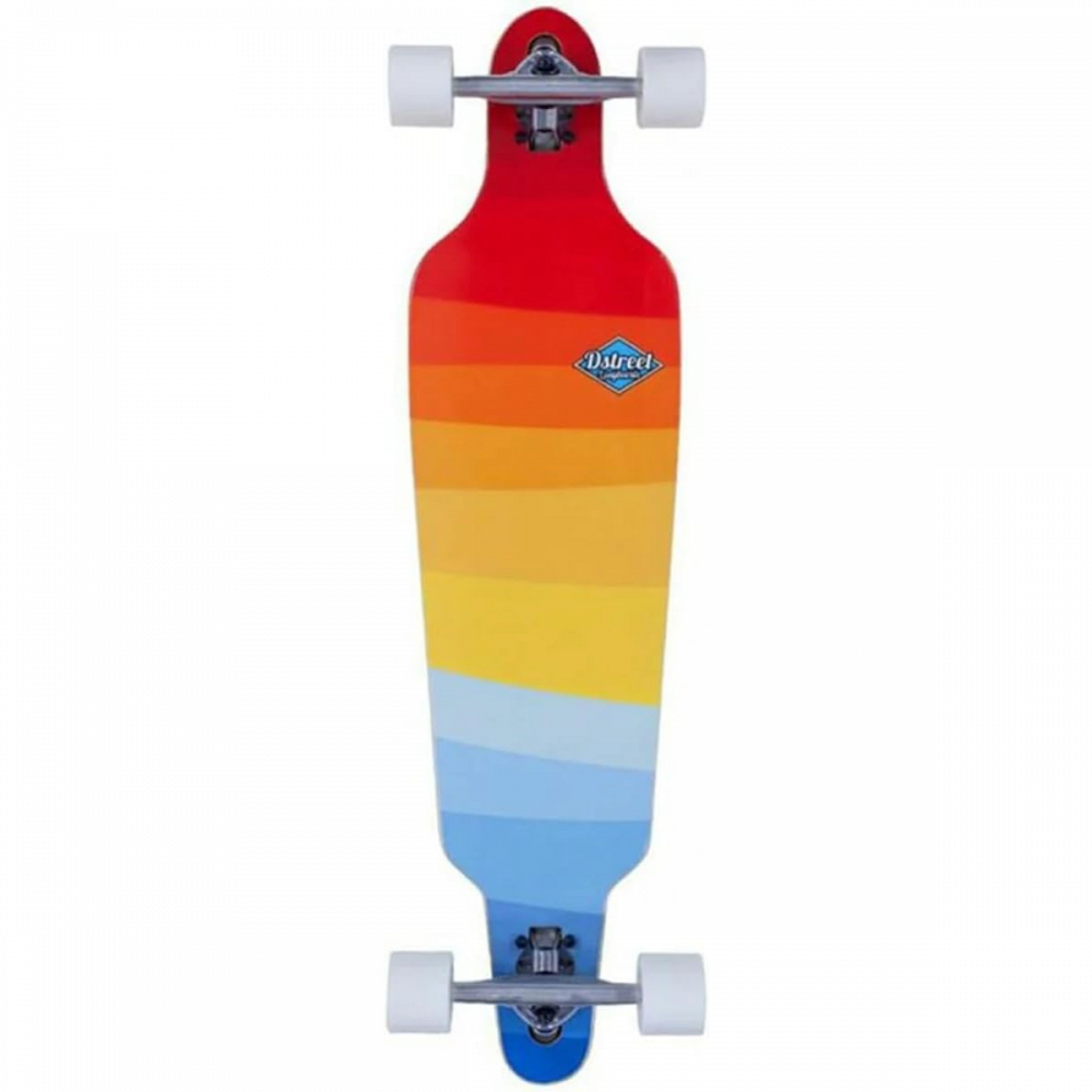 Longboard D-STREET Drop Through Horizon Multi 37"