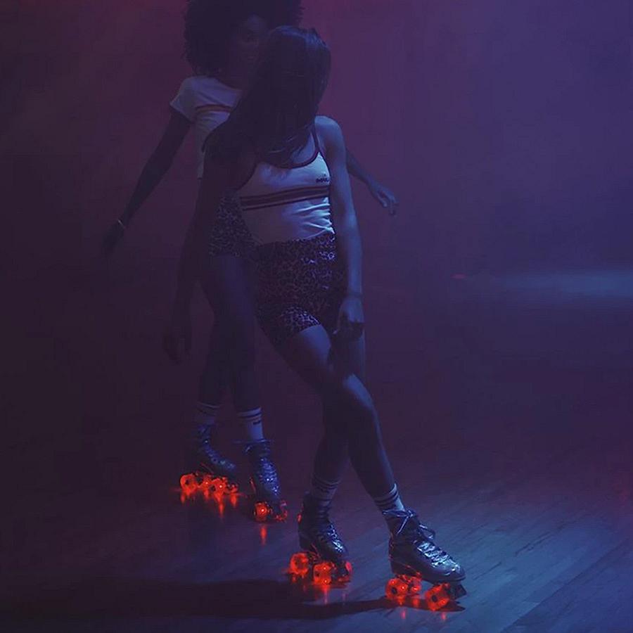 Pack 4 Roues IMPALA Lumineuses Rose