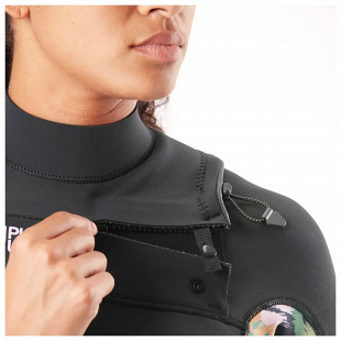 Combinaison femme PICTURE Equation 4/3 Front Zip Abstract Flower