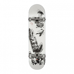 Skateboard complet GLOBE G1 Hard Luck 8.0" White /Noir