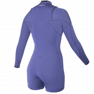 Shorty femme SOORUZ 2/2 Manches Longues Front Zip Divine Purple