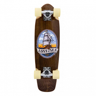 Longboard DSTREET Cruiser Lost At Sea Marron