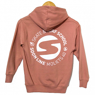 Sweat à capuche SOONLINE Vieux rose