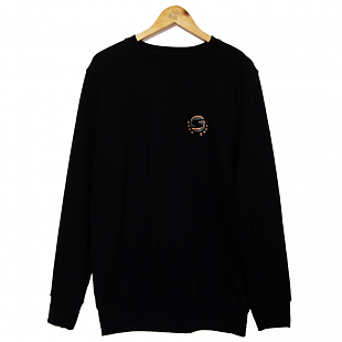 Sweat Crew Neck SOONLINE Noir Fleur