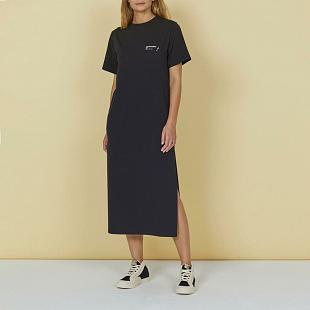 Robe LIGHTNING BOLT Black Maxi T-shirt