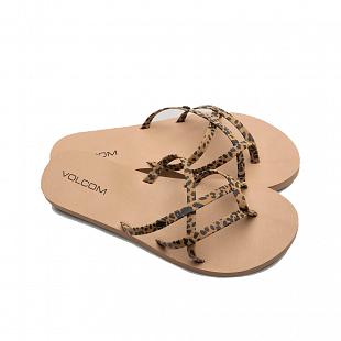 Tongs Femme VOLCOM New School II Cheetah
