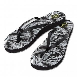 Tongs Femme VOLCOM Color Me Spring Black White