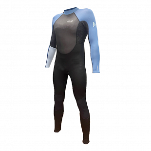 Combinaison femme ALDER intégrale 3/2 noir/bleu