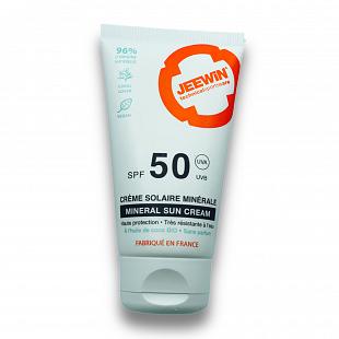 Crème Solaire JEEWIN SPF50 Minérale Waterproof