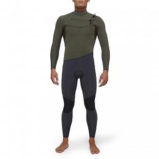 Combinaison Homme DEEPLY Explorer 4/3 Chest Zip Green