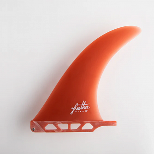 Dérive Longboard FEATHER FINS Single 9' Orange
