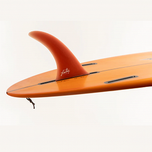 Dérive Longboard FEATHER FINS Single 9' Orange