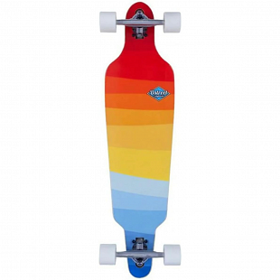 Longboard D-STREET Drop Through Horizon Multi 37"