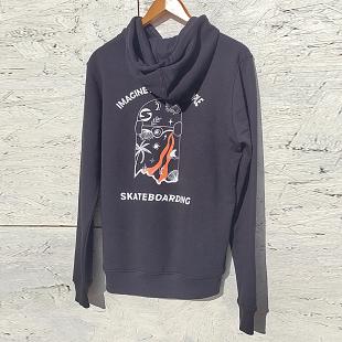 Sweat à capuche SOONLINE Imagine all the people Skateboarding