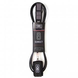 Leash OCEAN EARTH Sunset Moulded 8' Black