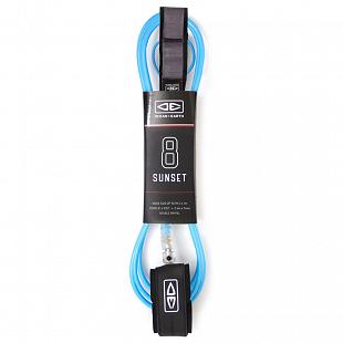 Leash OCEAN EARTH Sunset Moulded 8' Blue